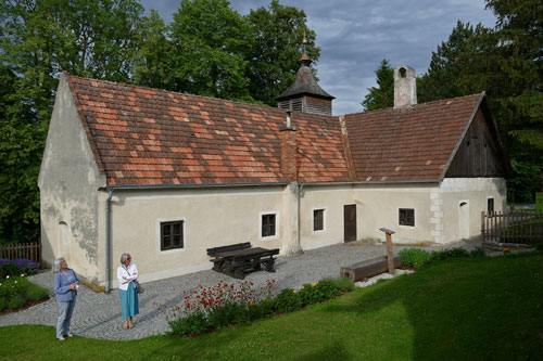 Bürgerspital aus dem 16. Jahrhundert im Museumsdorf Krumbach