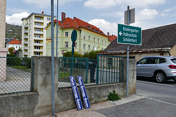 Umbenennung der Maria-Grengg-Gasse in Krems