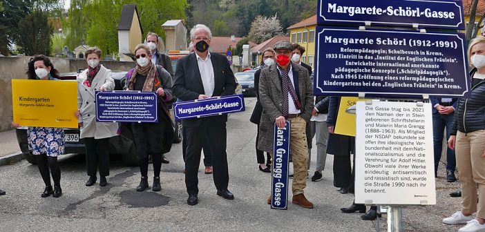 Reformpädagogin statt Nazi-Dichterin! Die Umbenennung der Maria-Grengg-Gasse in Krems an der Donau