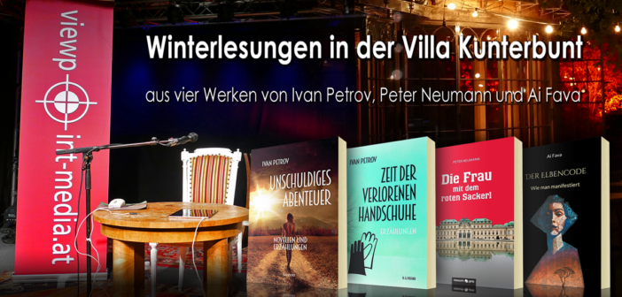 Winterlesungen in der Villa Kunterbunt aus vier Werken von Ivan Petrov, Peter Neumann und Ai Fava